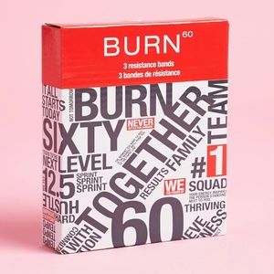 Burn 3 Resistance Bands NWT